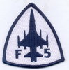 PARCHE BORDADO F-5 BLANCO