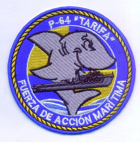 PARCHE BORDADO P-64 TARIFA