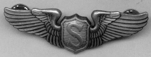 INSIGNIA USA AIR CORPS SERVICE PILOT WWII RÉPLICA