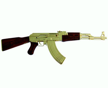 FUSIL AK 47 DORADO (RÉPLICA)